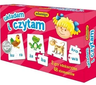 Adamigo Układam i czytam 6618 - Gry planszowe - miniaturka - grafika 2