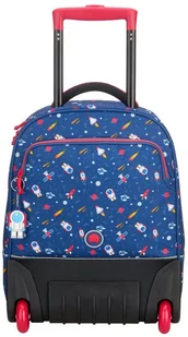 Delsey Polska Plecak na kółkach Back to school 40L Granatowy 003393650-02 - Plecaki - miniaturka - grafika 2