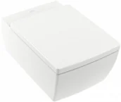Miski WC - VILLEROY - BOCH VILLEROY BOCH 4633R001 Memento 2.0 Miska WC lejowa bez kołnierza wewnętrznego podwieszany wraz z DirectFlush Weiss Alpin - miniaturka - grafika 1