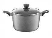 Garnki - Ambition SILVERSTONE GARNEK ALUMINIOWY Z POWŁOKĄ QUALUM BASIC STONE EDITION 24 CM 20141 20141 - miniaturka - grafika 1
