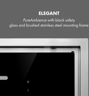 Klarstein High Line 77 Czarny - Okapy kuchenne - miniaturka - grafika 8