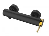 Baterie wannowe i prysznicowe - Metal-Hurt Bateria OVE BLACK+GOLD STICK natryskowa ścienna bez natrysku czarny mat/złoty BJV306B-SG2 BJV306B-SG2 - miniaturka - grafika 1
