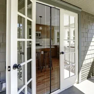 Moskitiery - Jarolift Moskitiera Na Drzwi Magnetyczna, biała, 160x230 cm - miniaturka - grafika 1