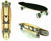Deskorolki - Deskorolka Deska Fiszka Dewno Klon Longboard 827D - miniaturka - grafika 1