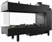 Kominki gazowe - Kratki Wkład gazowy LEO lewy prawy 100 tunel na gaz ziemny LEO/LP/100/TUNEL/G20 - miniaturka - grafika 1