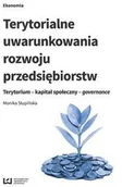 Zarządzanie - Wydawnictwo Uniwersytetu Łódzkiego Terytorialne uwarunkowania rozwoju przedsiębiorstw - Słupińska Monika - miniaturka - grafika 1