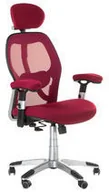 Fotele i krzesła biurowe - Corpocomfort Fotel ergonomiczny CorpoComfort BX-4144 Czerwony BX-4144/RED - miniaturka - grafika 1