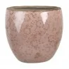 Donice - Clayre & Eef Ceramiczna Osłonka Na Doniczkę Różowa M 6CE1250M - miniaturka - grafika 1