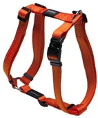 Smycze dla psów - Rogz Utility Extra Large 1 drwal regulowane pies odblaskowa H-Harness, xl, pomarańczowy - miniaturka - grafika 1