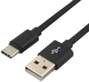 everActive Kabel przewód pleciony USB USB-C Typ-C everActive CBB-1CB 100cm z obsługą szybkiego ładowania do 3A czarny CBB-1CB - Kable USB - miniaturka - grafika 2