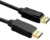 Kable komputerowe i do monitorów - Value złącza DisplayPort Kabel V1.3/v1.4 | przesyłanie wideo i audio-DP DP | męski | czarny, czarny 2m 11.99.5811 - miniaturka - grafika 1