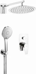 Deante Kompletny system podtynkowy Agawa NAC09NP Chrom Raty - Zestawy prysznicowe - miniaturka - grafika 2