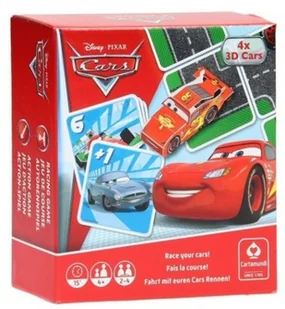 Cartamundi 22501639 2 in 1 Game Disney Cars, Box, czerwony - Akcesoria do gier planszowych - miniaturka - grafika 2