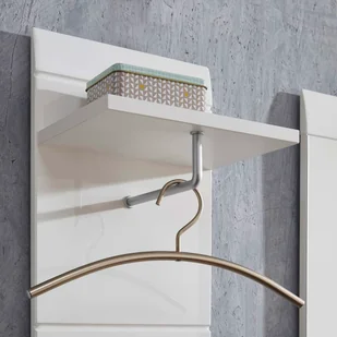 Germania Germania Wieszak na kurtki Adana, biały, 3526-84 3526-84 - Wieszaki i stojaki - miniaturka - grafika 2