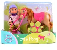 Lalki dla dziewczynek - Simba EVI PONY LALKA Z KONIKIEM - miniaturka - grafika 1