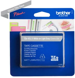 Brother strefadrukarek.pl Taśma TZe-MQL35 12mm x 5m jasnoszara biały nadruk - zamiennik | OSZCZĘDZAJ DO 80% - ZADZWOŃ! PROMOCJA! TZE-MQL35 - Etykiety do drukarek - miniaturka - grafika 7