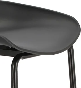 Intesi Stołek barowy Grego czarny - Taborety i hokery - miniaturka - grafika 9