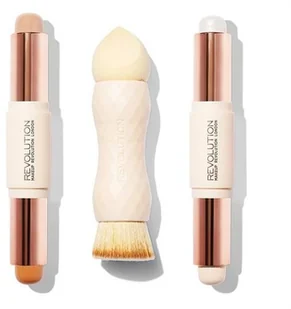 REVOLUTION zestaw Creme rozśw i kontur Fair Makeup Revolution - Pozostałe kosmetyki - miniaturka - grafika 4