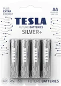 Baterie i akcesoria - TESLA BATERIA AA SILVER+ [4 SZT.] - miniaturka - grafika 1
