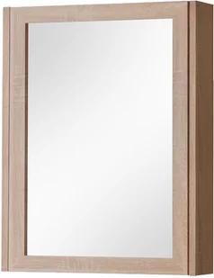 Comad Szafka z lustrem 50 cm Piano dąb sonoma Piano sonoma 840 - Szafki łazienkowe - miniaturka - grafika 2