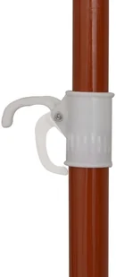 vidaXL Parasol na stalowym słupku, 240 cm, antracytowy vidaXL - Parasole ogrodowe - miniaturka - grafika 4