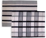 Ściereczki, gąbki, czyściki - Soleil d'ocre Soleil D 'ocre 712027 Paella zestaw 2 ścierki do naczyń Jacquard bawełna czarna 50 x 70 cm 712027 - miniaturka - grafika 1