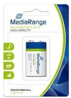 Ładowarki i akumulatory - MediaRange Batterie Rechargeable Accu E-Block HR61 9V 1stk MRBAT124 - miniaturka - grafika 1