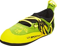 Buty sportowe męskie - La Sportiva Stickit But wspinaczkowy Dzieci, lime/yellow EU 28-29 2021 Buty wspinaczkowe na rzepy 802-28 - miniaturka - grafika 1
