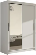 Szafy - Szafa przesuwna Aldo VI - biała Szafa sypialniana - miniaturka - grafika 1