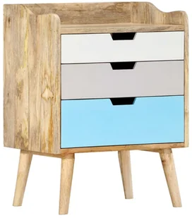 vidaXL Szafka nocna, 47 x 35 x 63 cm, lite drewno mango - Szafki nocne - miniaturka - grafika 8