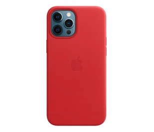 Apple Skórzane etui iPhone 12 Pro Max PRODUCT RED - Etui i futerały do telefonów - miniaturka - grafika 2