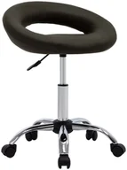 Fotele i krzesła biurowe - vidaXL Krzesło robocze na kółkach, brązowe, sztuczna skóra - miniaturka - grafika 1