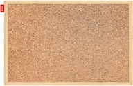 Tablice i flipcharty - MEMOBE Tablica korkowa 90x60 drewno MEMOBE - miniaturka - grafika 1