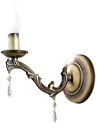 Lampy ścienne - Jupiter 767-MZK-1 - Kinkiet MARKIZA 1xE14/40W/230V - miniaturka - grafika 1