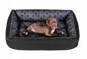 Legowiska dla psów - Legowisko dla psa kota, kojec, kanapa 95x75 łapki - miniaturka - grafika 1