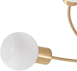 Lindby lampa sufitowa LED Ciala, 7-pkt., mosiądz - Lampy sufitowe - miniaturka - grafika 4