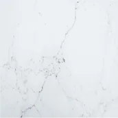 Meble modułowe i akcesoria - vidaXL Lumarko Blat stołu, biały, 80x80 cm, 6 mm, szkło ze wzorem marmuru 322257 - miniaturka - grafika 1