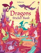 Obcojęzyczne książki dla dzieci i młodzieży - Fiona Watt Dragons Sticker Book - miniaturka - grafika 1