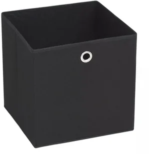 vidaXL Pudła do przechowywania z włókniny, 4 szt., 32x32x32 cm, czarne vidaXL - Pudła i pojemniki do przechowywania - miniaturka - grafika 3