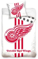 Pościel - Pościel bawełniana NHL Detroit Red Wings White, 140 x 200 cm, 70 x 90 cm - miniaturka - grafika 1