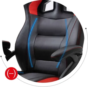 Huzaro Fotel gamingowy Huzaro FORCE 4.2 RED - Fotele gamingowe - miniaturka - grafika 11