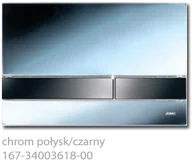 Stelaże i zestawy podtynkowe do WC - Werit Jomo Exclusive 2.0 Chrom Poysk/Czarny /Przycisk Spukujcy /GAT 1 - miniaturka - grafika 1