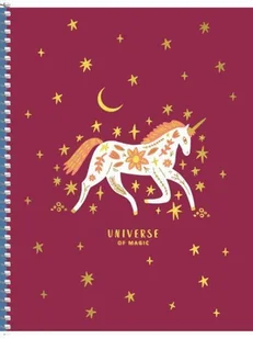 Astra Kołozeszyt B6/80K kratka Universe of magic 4823088221954 - Zeszyty szkolne - miniaturka - grafika 3