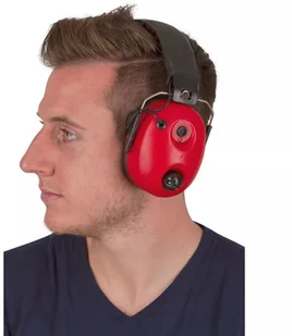 Kerbl Słuchawki ochronne Noise-Cancelling, czerwone i czarne, 34490 Kerbl - Akcesoria BHP - miniaturka - grafika 3