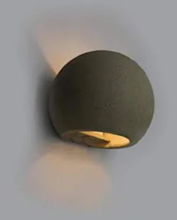 v-tac Kinkiet V-TAC BETON G9 LED Okrągly Jasno Szary IP20 VT-891 - Lampy ścienne - miniaturka - grafika 13