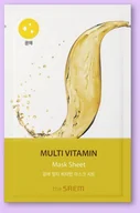 Maseczki do twarzy - Bio The Saem The Saem Solution Radiance Multi Vitamin Mask Sheet - 20 g / 1 szt 2100334 - miniaturka - grafika 1