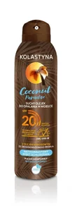 Kolastyna OPALANIE Opalanie Suchy Olejek do opalania w mgiełce SPF20 - Coconut Paradise 150ml 134111 - Balsamy i kremy do opalania - miniaturka - grafika 2