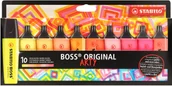 Zakreślacze - Stabilo SCHWAN Zakreślacz 10kol ciepłe odcienie Boss Arty 70/10-1-20 - miniaturka - grafika 1
