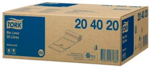 Tork worki na śmieci 20 l 204020 204020 - Kosze na śmieci - miniaturka - grafika 2