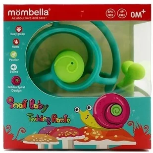 Mombella Mombella Gryzak z grzechotką Ślimak - Gryzaki dla dzieci - miniaturka - grafika 7